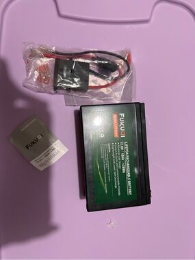 FUKUOI 12.8V LiFePO4 Lithium Rechargeable Battery - NEW IN BOX